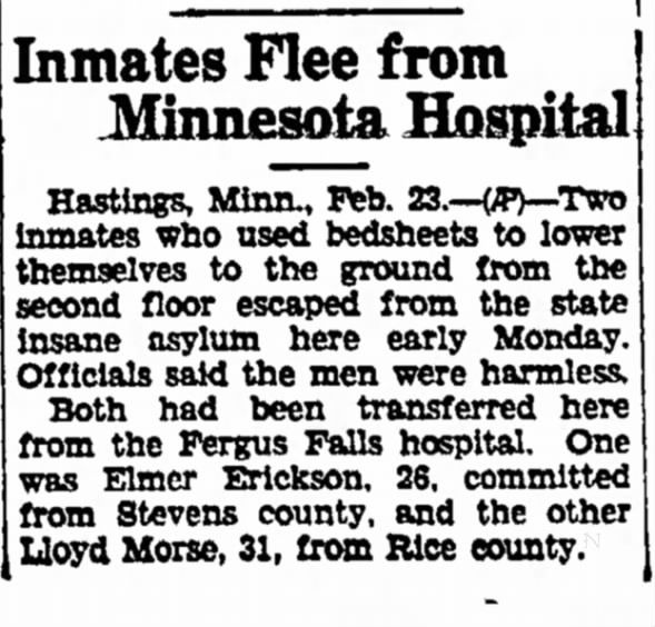 Clipping from The Bismarck Tribune